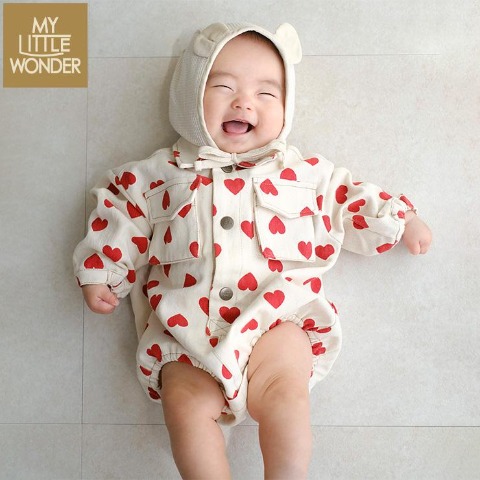 ベビー　長袖ロンパス（70・80cm・MY LITTLE WONDER/zensta）