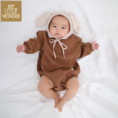 ベビー　長袖ロンパス（70・80cm・MY LITTLE WONDER/zensta）