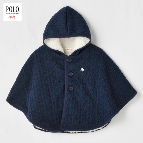 ベビー　ポンチョ（70～80㎝・POLO BCS Baby）