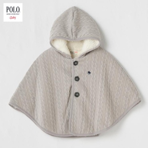 ベビー　ポンチョ（70～80㎝・POLO BCS Baby）