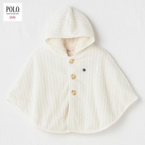 ベビー　ポンチョ（70～80㎝・POLO BCS Baby）