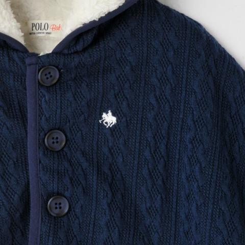 ベビー　ポンチョ（70～80㎝・POLO BCS Baby）