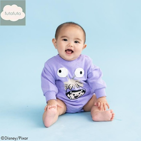 ベビー　長袖ロンパス（70・80cm・futafuta/Disney/Pixar）