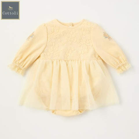 ベビー　長袖ロンパス（70・80cm・Cottoli）