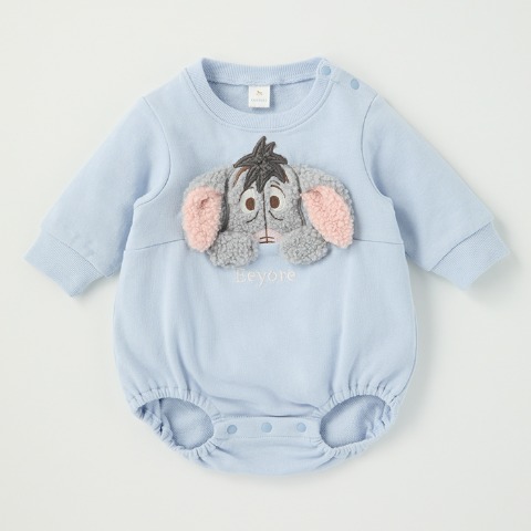 ベビー　長袖ロンパス（70・80cm・Cottoli/Disney）