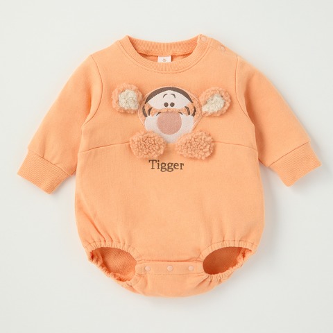 ベビー　長袖ロンパス（70・80cm・Cottoli/Disney）