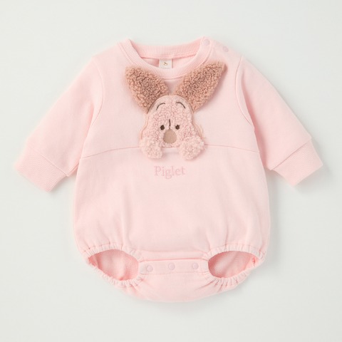 ベビー　長袖ロンパス（70・80cm・Cottoli/Disney）