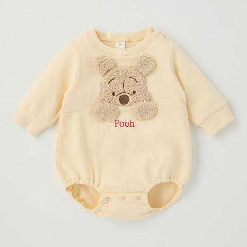 ベビー　長袖ロンパス（70・80cm・Cottoli/Disney）