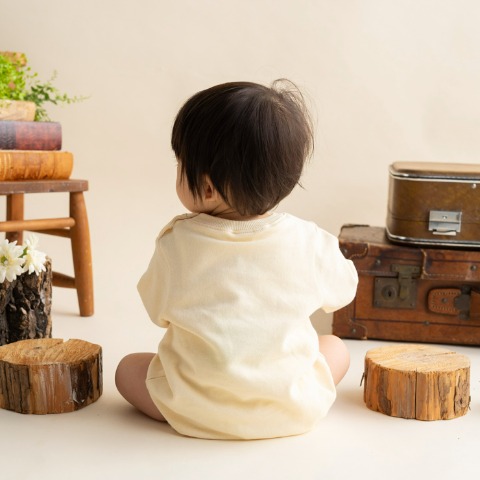 ベビー　長袖ロンパス（70・80cm・Cottoli/Disney）