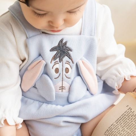 ベビー　サロペットロンパス（70・80cm・Cottoli/Disney）