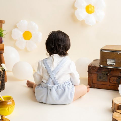 ベビー　サロペットロンパス（70・80cm・Cottoli/Disney）