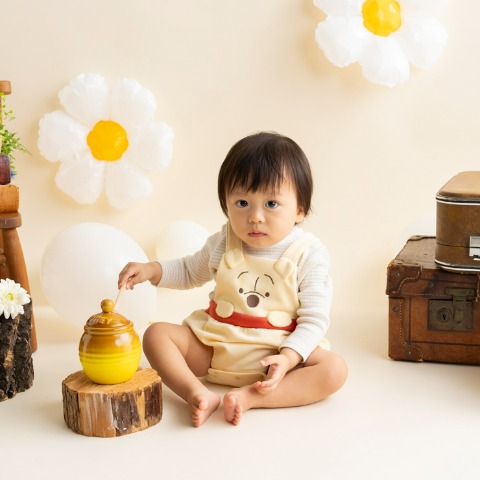 ベビー　サロペットロンパス（70・80cm・Cottoli/Disney）