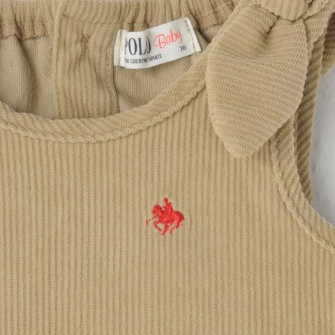 ベビー　サロペットロンパス（70～80㎝・POLO BCS Baby）