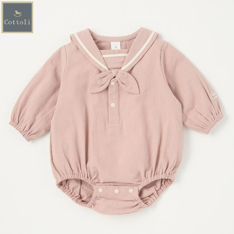ベビー　長袖ロンパス（70・80cm・Cottoli）