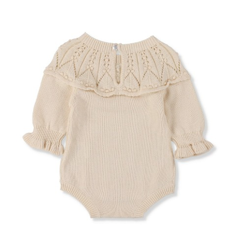 ベビー　ニットロンパス (70・80cm・mepouren)