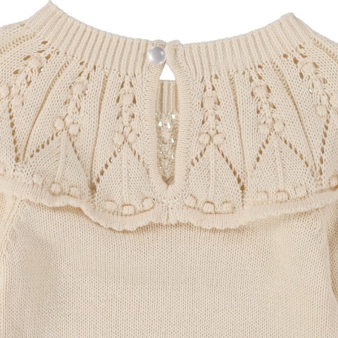 ベビー　ニットロンパス (70・80cm・mepouren)