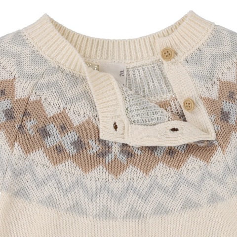 ベビー　ニットロンパス (70・80cm・mepouren)