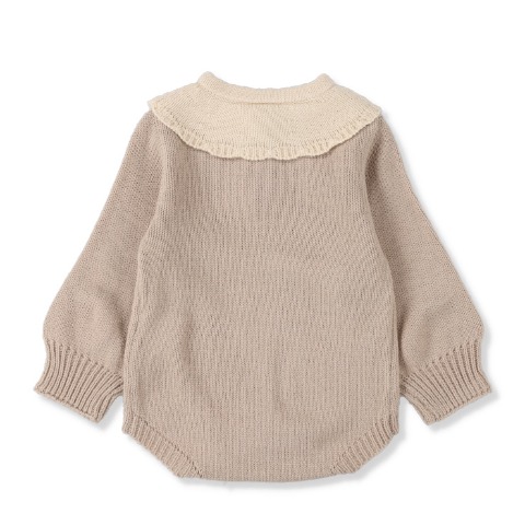ベビー　長袖ロンパス（70・80cm・tete a tete）