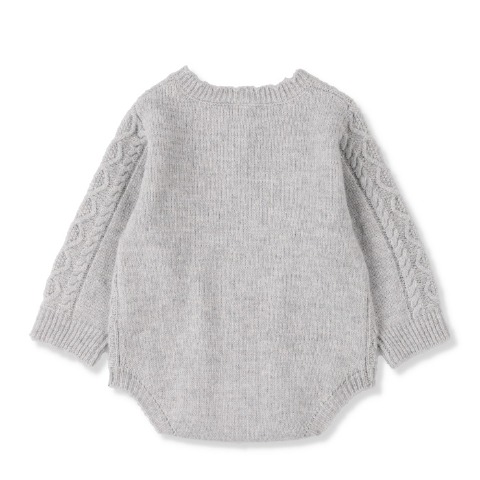 ベビー　長袖ロンパス（70・80cm・tete a tete）