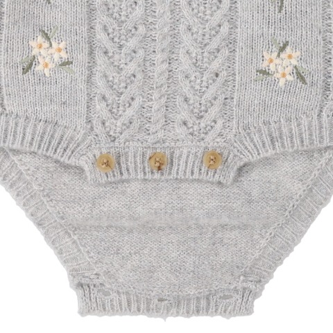 ベビー　長袖ロンパス（70・80cm・tete a tete）