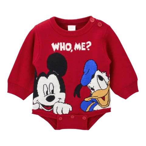 ベビー　ニットロンパス (70・80cm　futafuta/Disney)