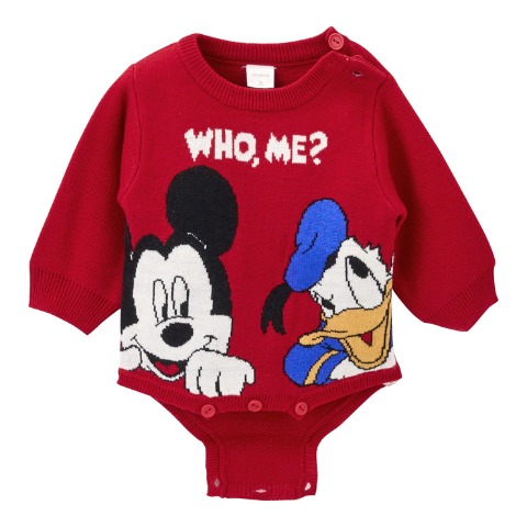 ベビー　ニットロンパス (70・80cm　futafuta/Disney)