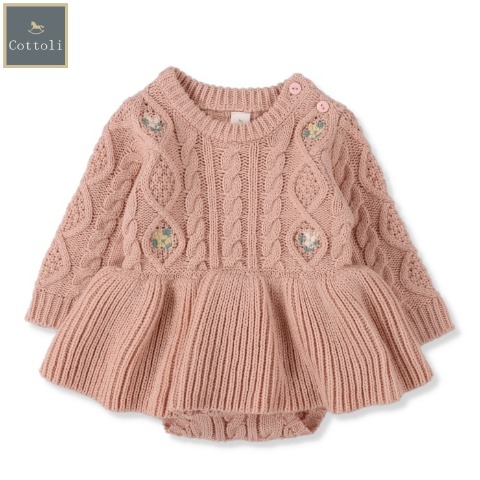 ベビー　長袖ロンパス（70・80cm・Cottoli）