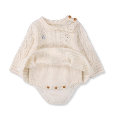 ベビー　長袖ロンパス（70・80cm・Cottoli）