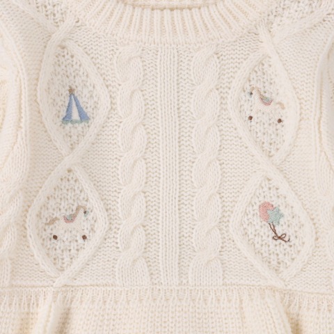 ベビー　長袖ロンパス（70・80cm・Cottoli）