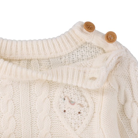 ベビー　長袖ロンパス（70・80cm・Cottoli）