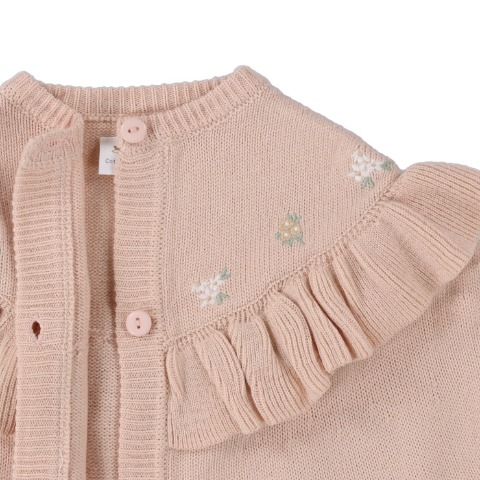 ベビー　ニットポンチョ（70～80cm・Cottoli）