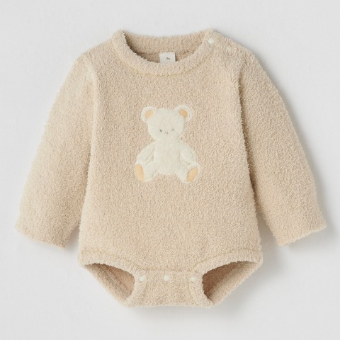 ベビー　長袖ロンパス（70・80cm・Cottoli）