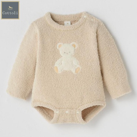 ベビー　長袖ロンパス（70・80cm・Cottoli）