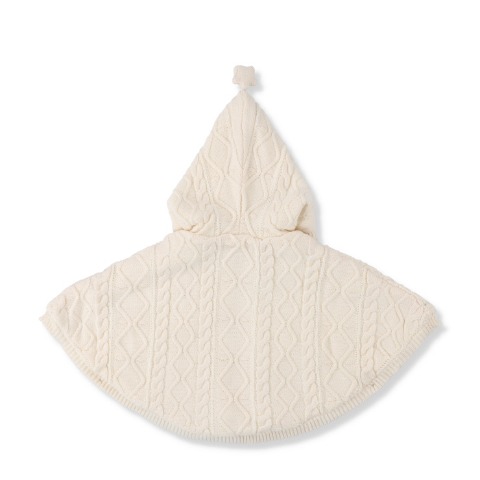 ベビー　ニットポンチョ（70～80cm・Cottoli）