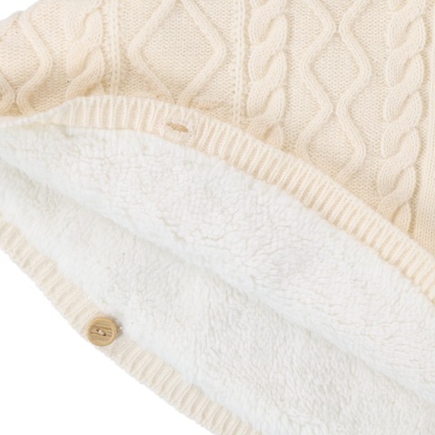 ベビー　ニットポンチョ（70～80cm・Cottoli）