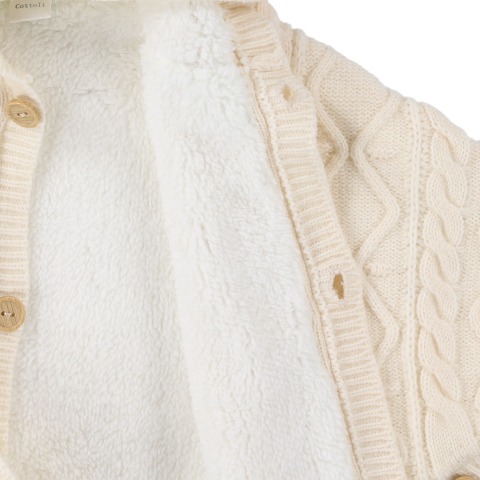 ベビー　ニットポンチョ（70～80cm・Cottoli）