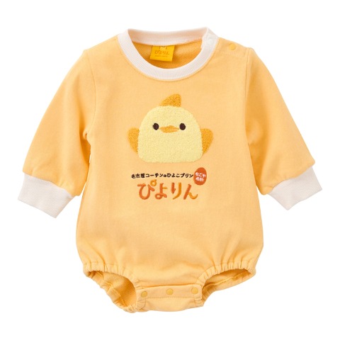 ベビー　長袖ロンパス（70・80cm・ぴよりん）