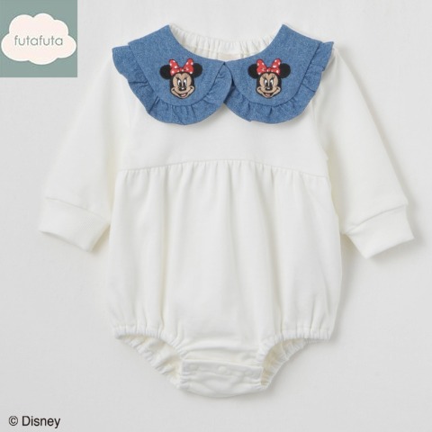 ベビー　長袖ロンパス（70・80cm・futafuta/Disney）