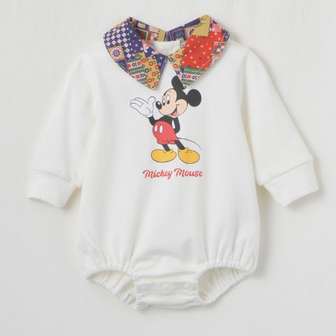 ベビー　長袖ロンパス（70・80cm・futafuta/Disney）