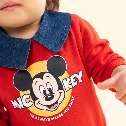 ベビー　長袖ロンパス（70・80cm・futafuta/Disney）