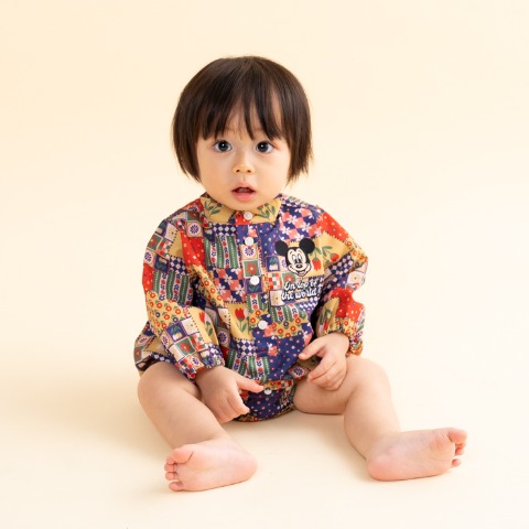 ベビー　長袖ロンパス（70・80cm・futafuta/Disney）
