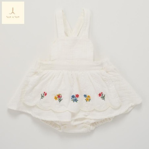 ベビー　サロペットロンパス (70・80cm　tete a tete)