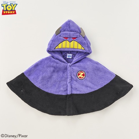 ベビー　フード付ポンチョ (80-95cm　Disney)