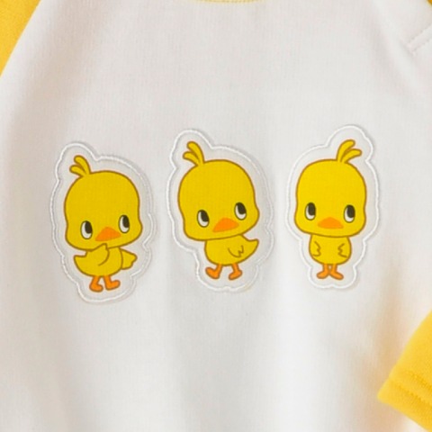 ベビー　ロンパス（70・80cm・チキンラーメンひよこちゃん）