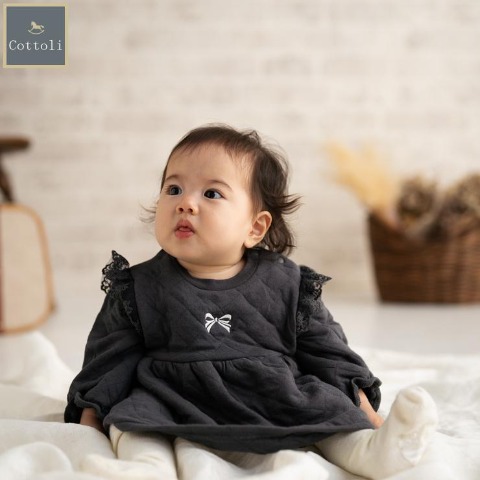 長袖ロンパス（70・80cm・Cottoli）