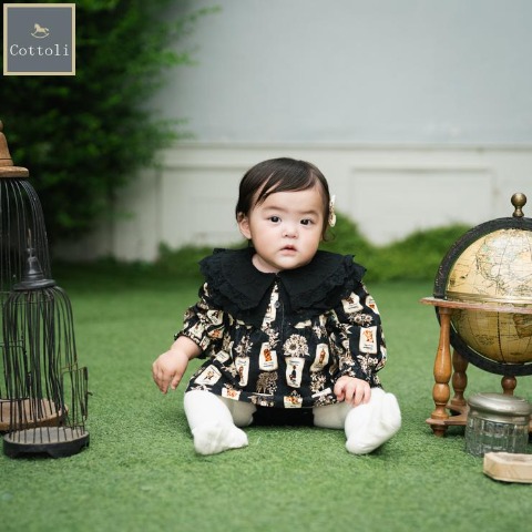 ベビー　ロンパス (70・80cm　Cottoli/yukiemon)