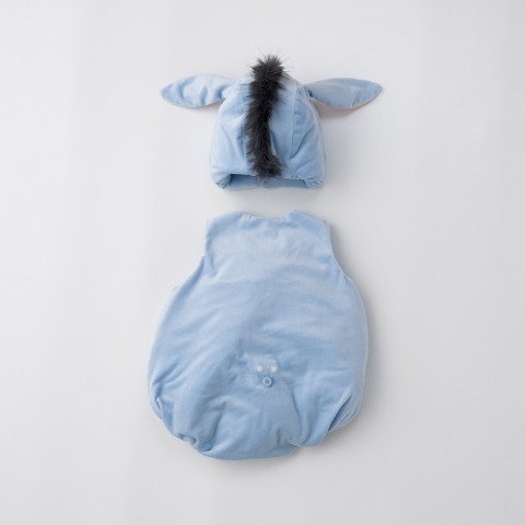 ベビー　帽子+ロンパス（70～80・80～90cm・Cottoli/Disney）