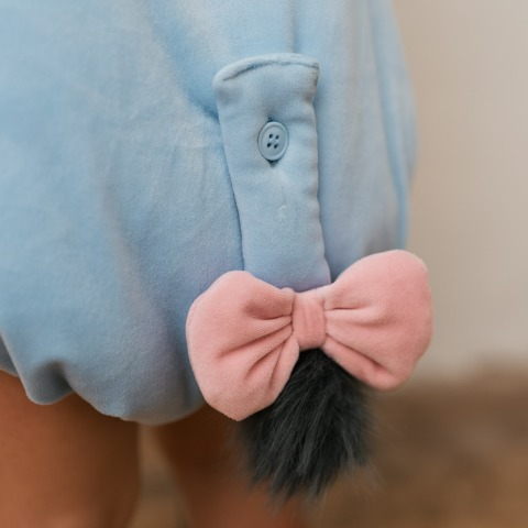 ベビー　帽子+ロンパス（70～80・80～90cm・Cottoli/Disney）