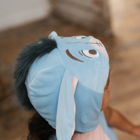 ベビー　帽子+ロンパス（70～80・80～90cm・Cottoli/Disney）