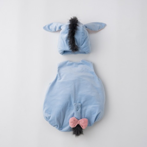 ベビー　帽子+ロンパス（70～80・80～90cm・Cottoli/Disney）